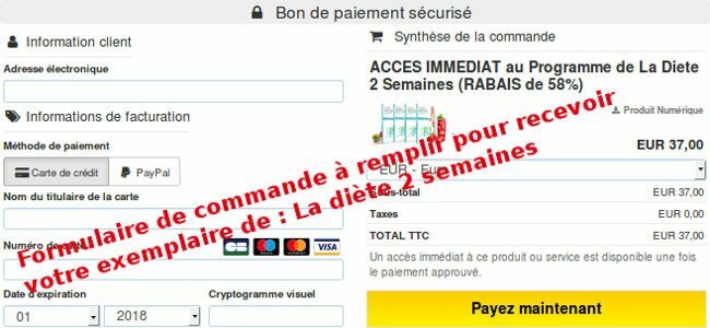 Formulaire de commande pour acheter le livre PDF version française sur le site officiel